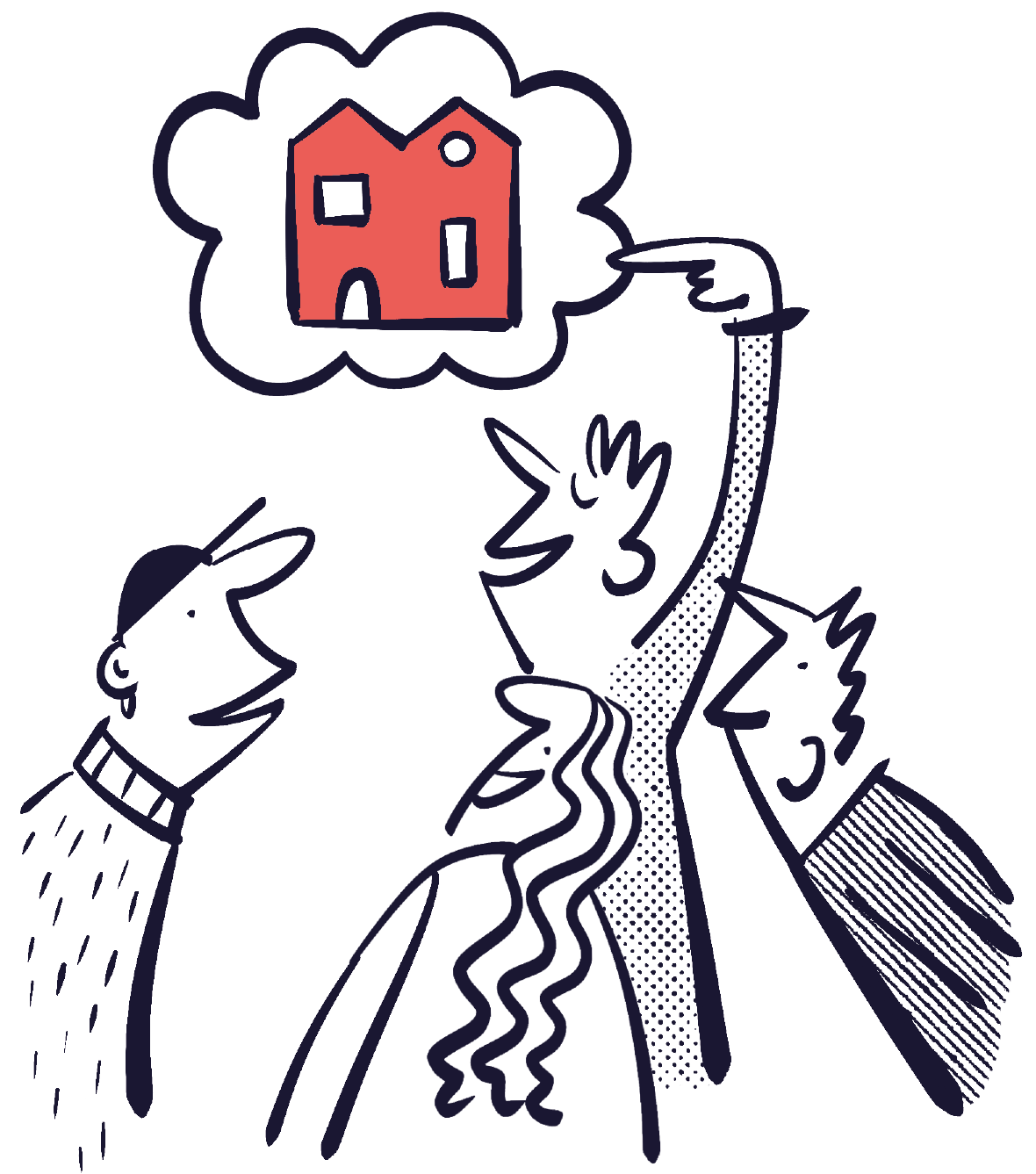 Vorm een groep illustration