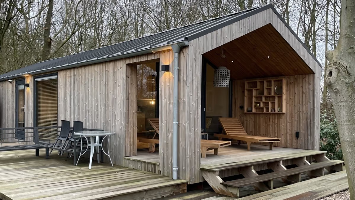 Wonen in een biobased Tiny House, in de natuur