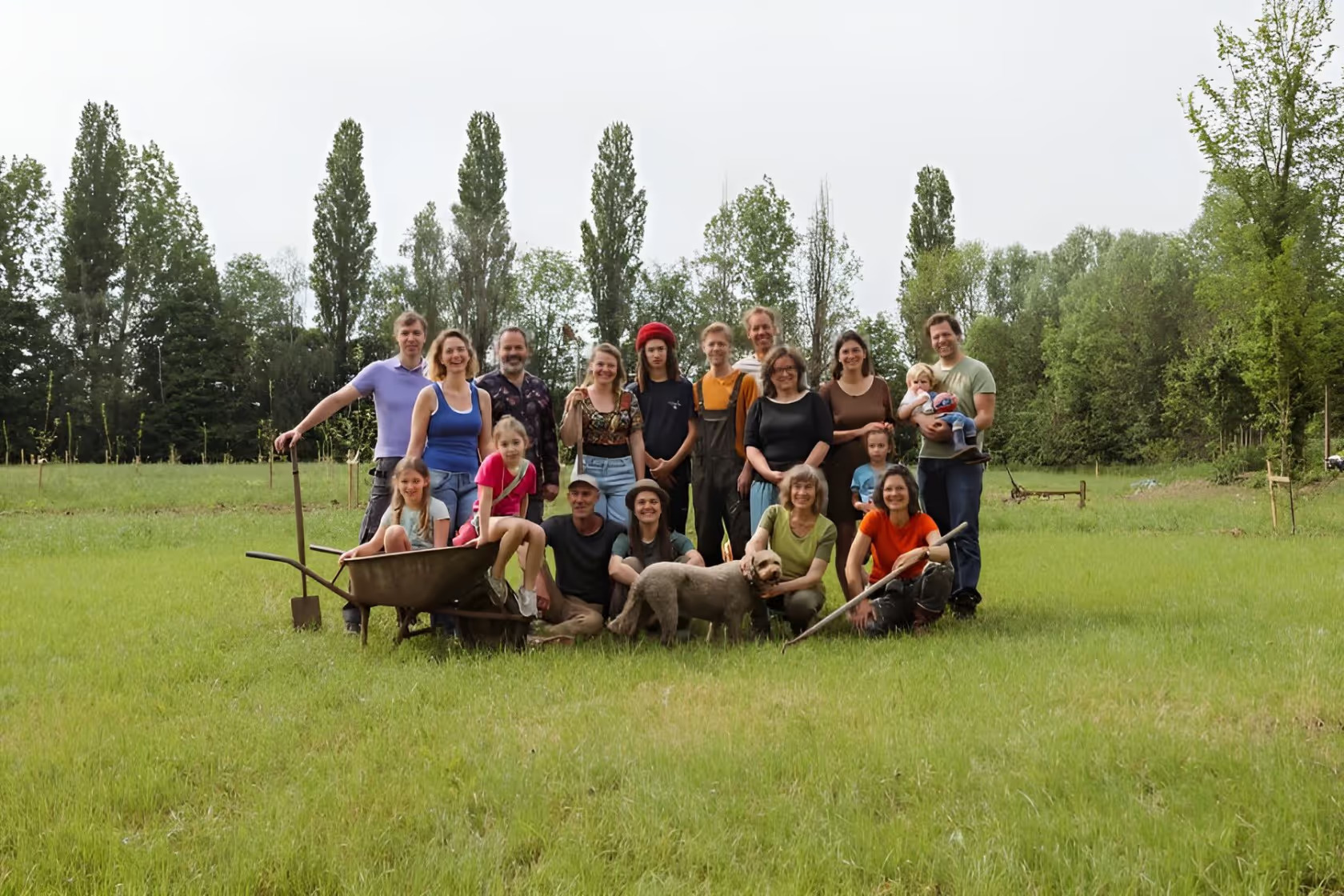 Hoe een groep natuurliefhebbers hun eigen landgoed bouwt
