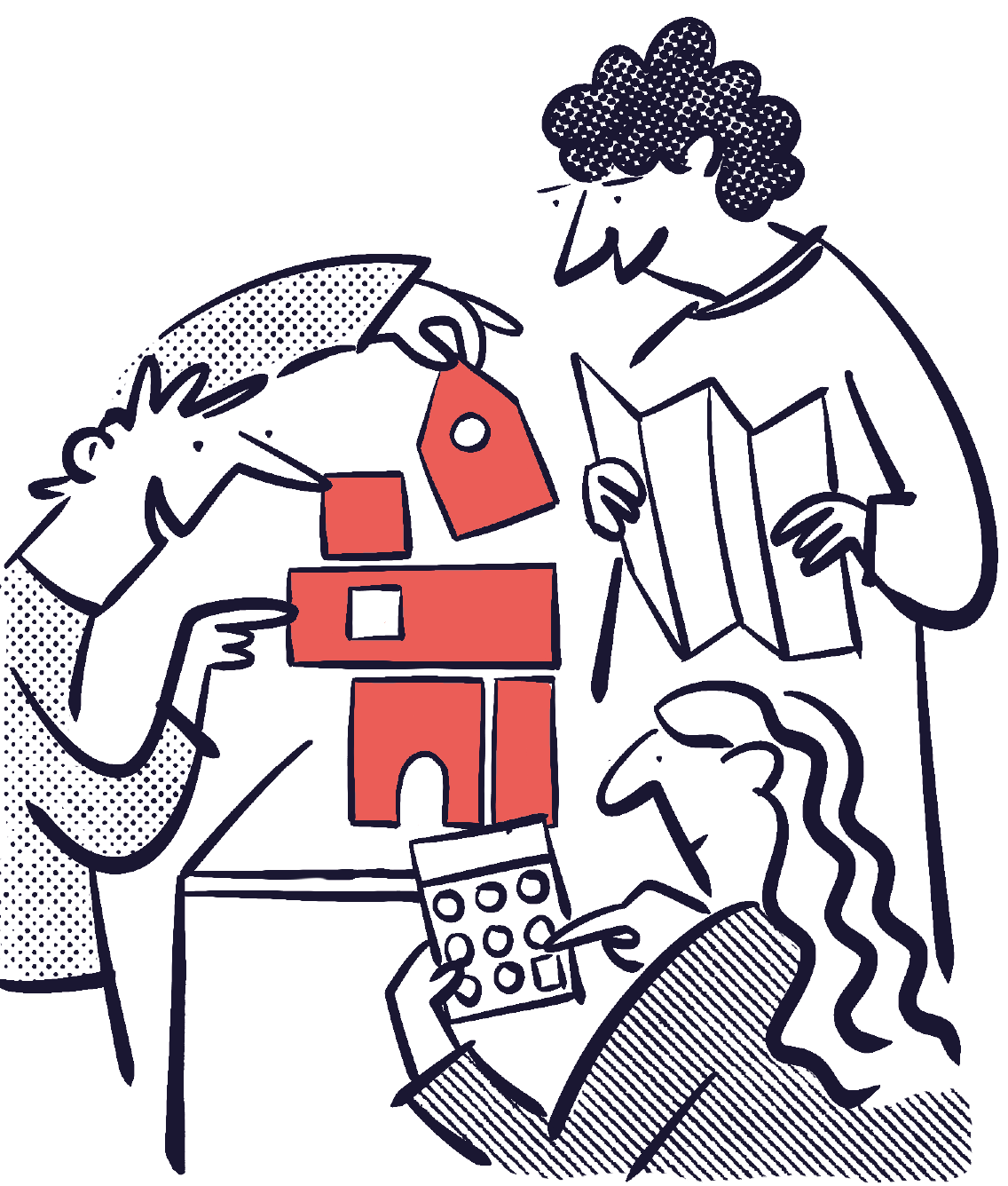 Raadpleeg experts illustration