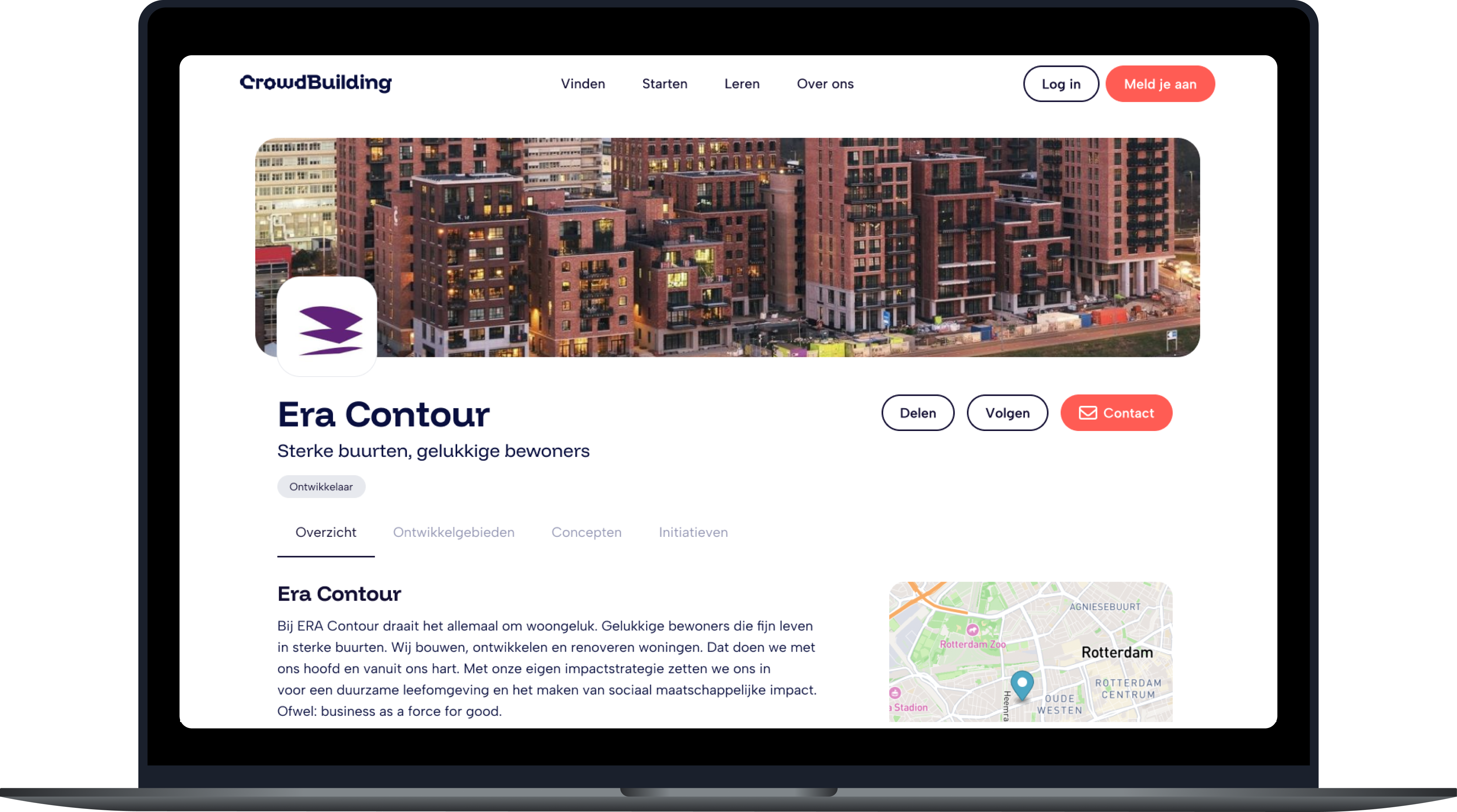 bedrijfspagina CrowdBuilding